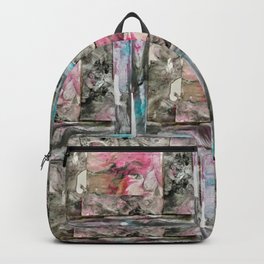 Marbling collage Backpack