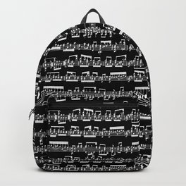 Sheet Music // Black Backpack