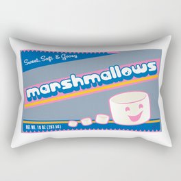 sweet soft and gooey marshmallows Rectangular Pillow