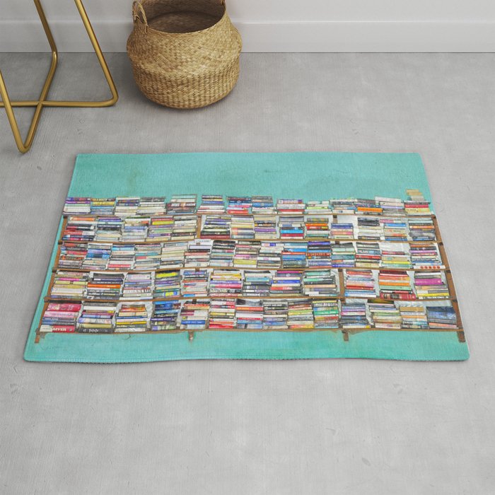 Bookshelf in Vietnam Rug