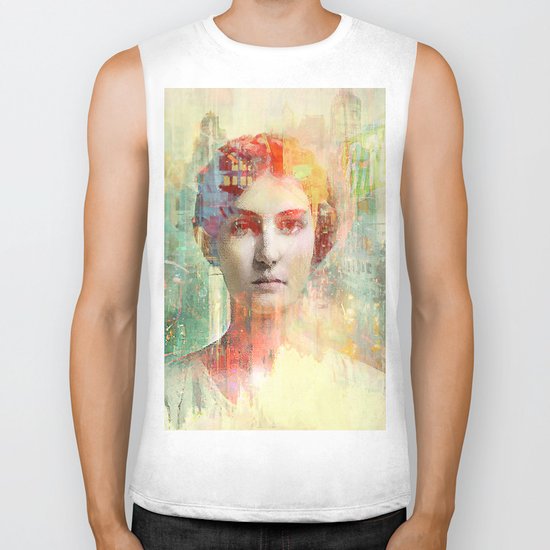 A simple girl Biker Tank