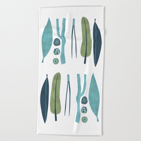 Sticks and Stones Beach Towel