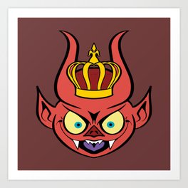 Devil King Art Print