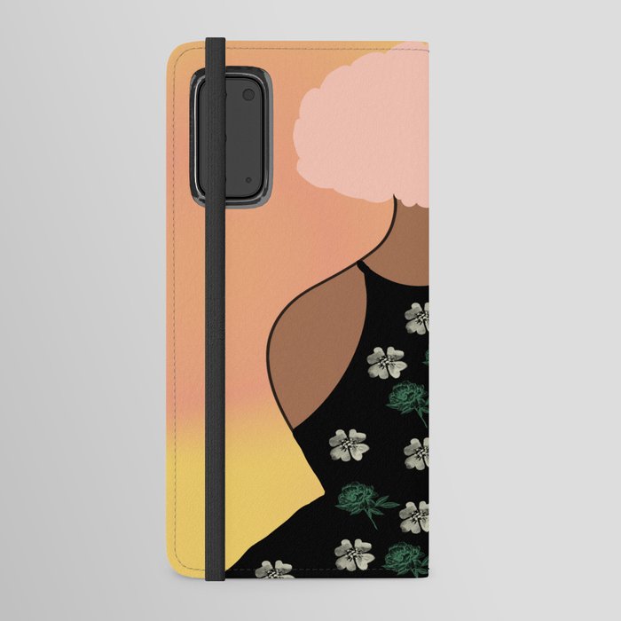 Woman At The Meadow 47 Android Wallet Case