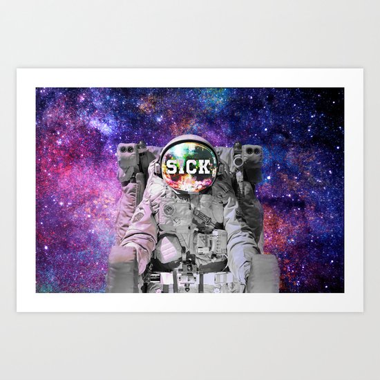 Exploring Space Beauty Art Print