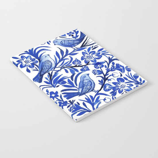 Blue Birds Notebook