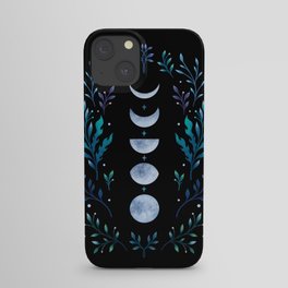 Moonlight Garden - Blue iPhone Case