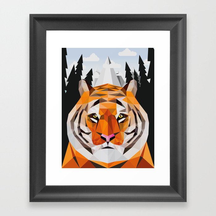 The Siberian Tiger Framed Art Print