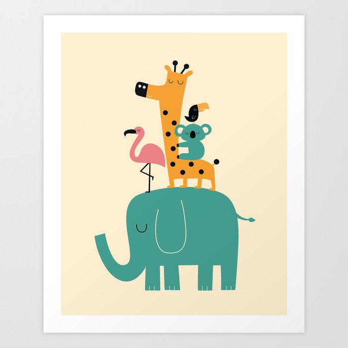 Moving on Art Print by Andy Westface | Society6