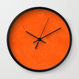 Orange Day Wall Clock