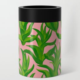 Aloe Vera - green and pink Can Cooler