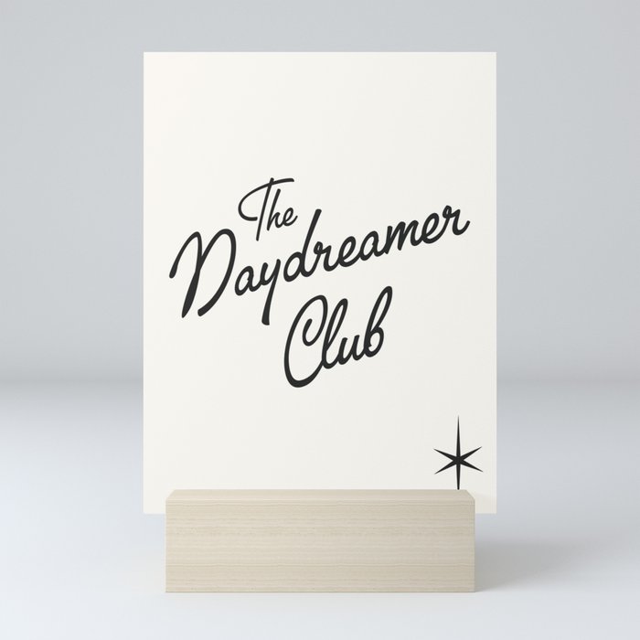 The daydreamer club. Mini Art Print