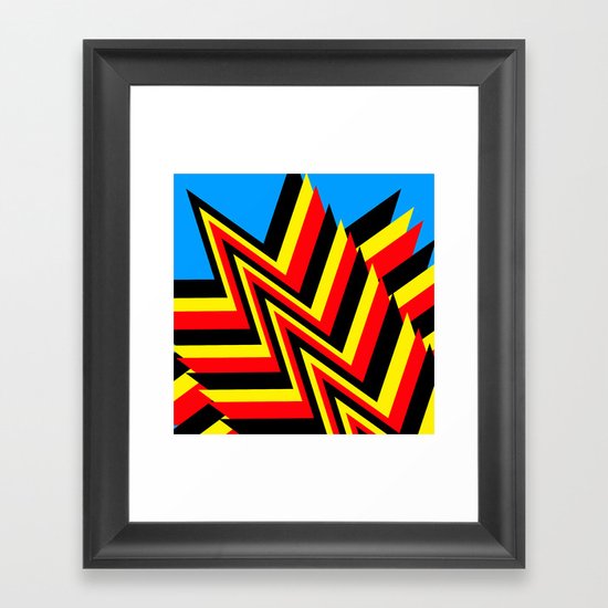 Swishy-Swashy Framed Art Print