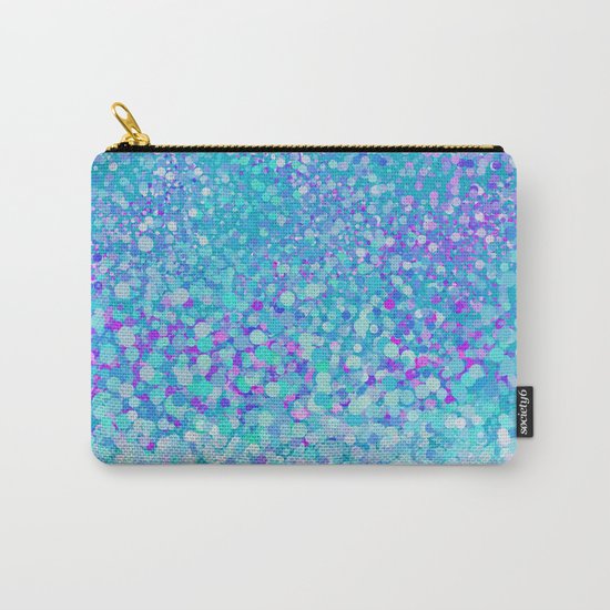 Turquoise fiesta dots Carry-All Pouch