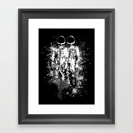 Space Twins Framed Art Print
