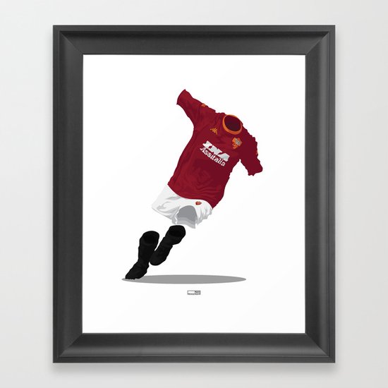 AS Roma 2000/01 Framed Art Print