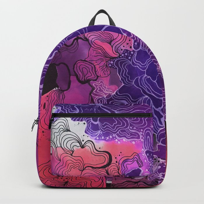 Purple red  Backpack
