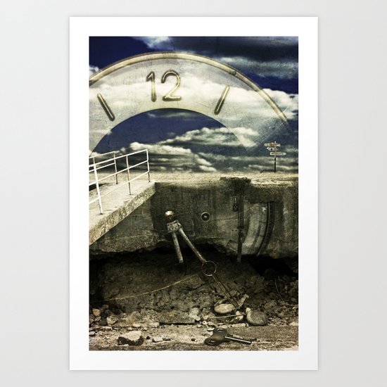 about the time 2 Art Print