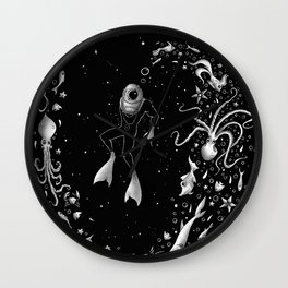 SPACE DIVE Wall Clock