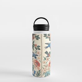 William Morris & May Morris Antique Chinoiserie Floral Water Bottle