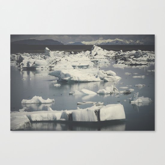 Icebergs II Canvas Print