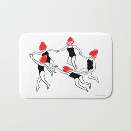 The Mushroom Dance (Matisse Inspired) Bath Mat