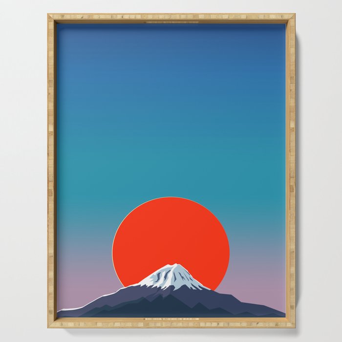 Mount Fuji  Serving Tray