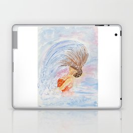 Swimmer - Hair Splash Laptop & iPad Skin