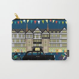Liberty of London Store - Night with Black Cab Design Carry-All Pouch