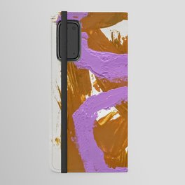 Purple Circles Android Wallet Case