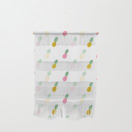 Pineapple Pattern by TinyTiniDesign Wall Hanging