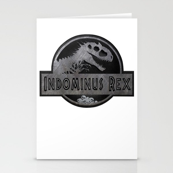 Indominus Rex Logo T-Shirt Stationery Cards