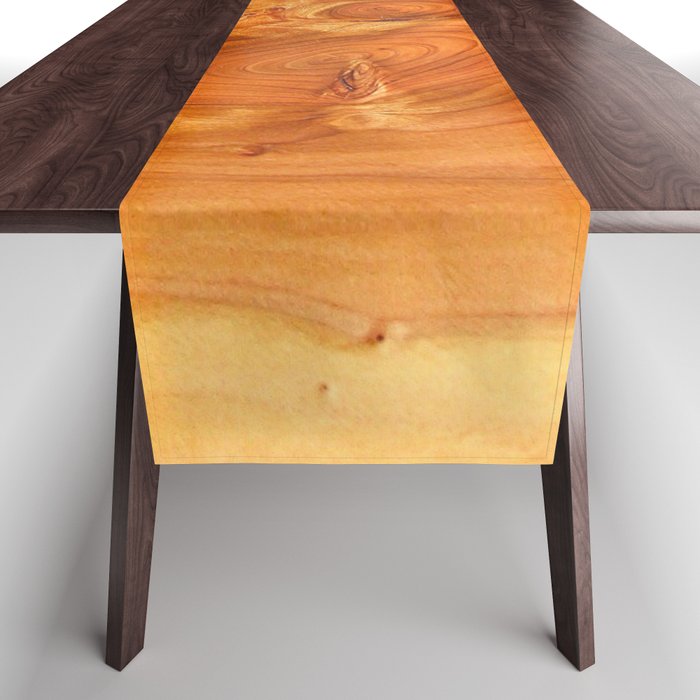 Wood texture decor  Table Runner