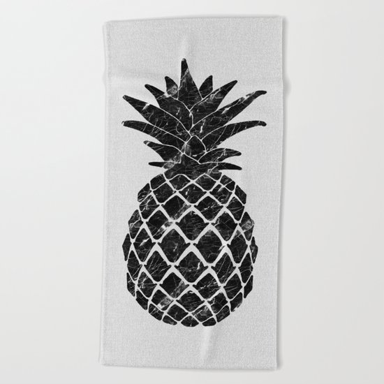 Pineapple Marble Beach Towel