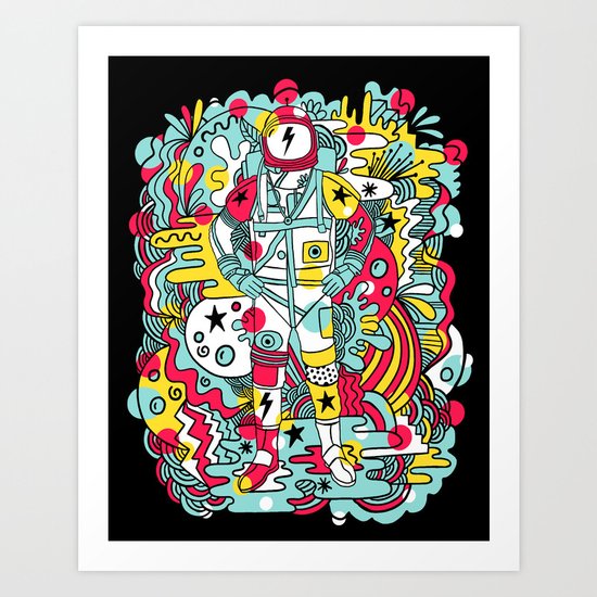 Moonage Daydream Art Print