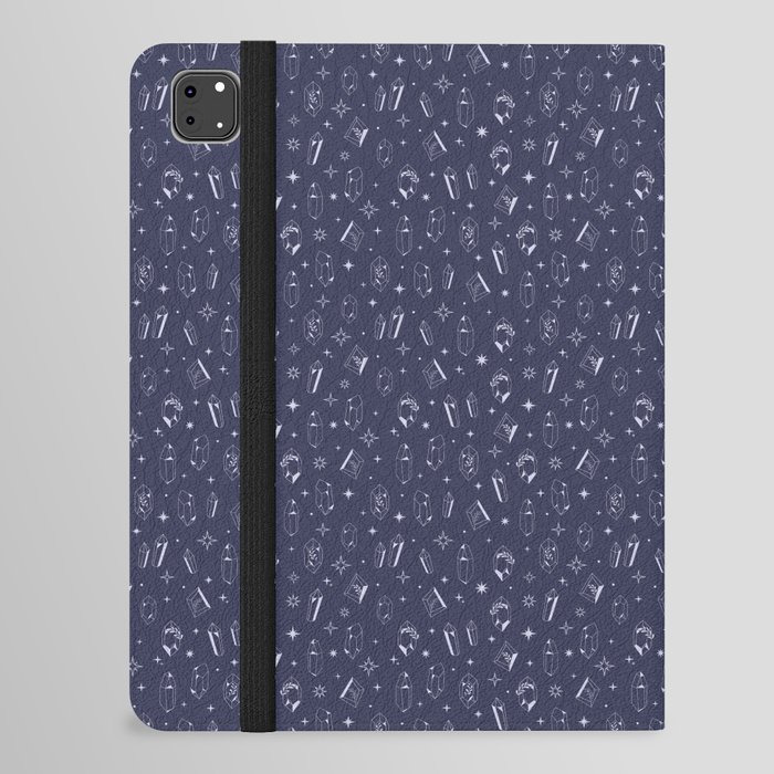 Boho pattern with crystals and stars iPad Folio Case