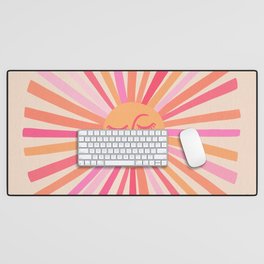 Sunshine – Pink Desk Mat