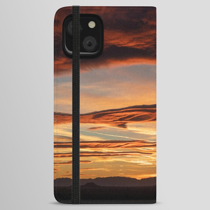 Sunset Textures - New Mexico iPhone Wallet Case