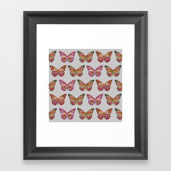 FAMIGLIA FARFALLA Framed Art Print