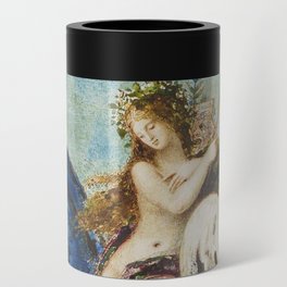 Lady Riding a Griffin Vintage Gustav Moreau painting Can Cooler