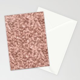 Luxury Rose Gold Sparkle Pattern Stationery Card