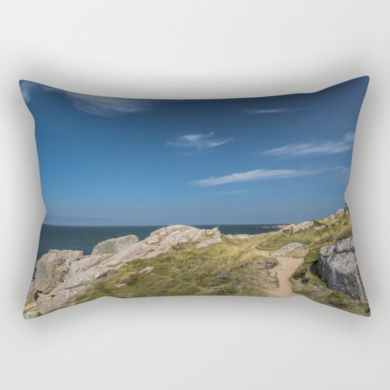 The trail - Beach Sea Ocean Island Denmark Summer Rectangular Pillow