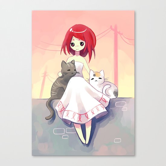 Summer Evening Canvas Print
