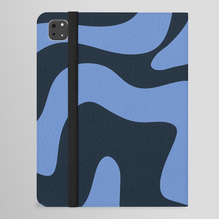 3 Abstract Swirl Shapes 220711 Valourine Digital Design iPad Folio Case