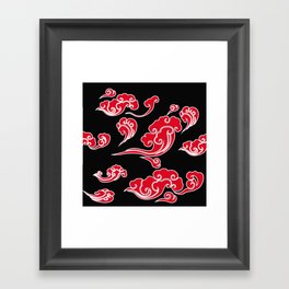 Cloud Swirls - Akatsukii Style Framed Art Print