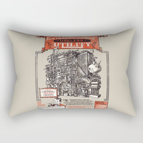 Extraordinarily Useless Utility Rectangular Pillow
