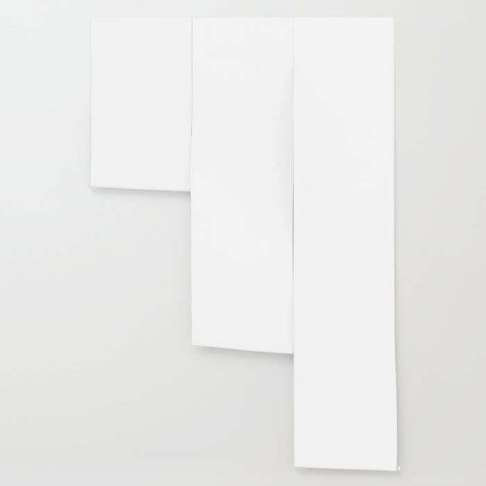 Plain White Simple Solid Color All Over Print Wallpaper By