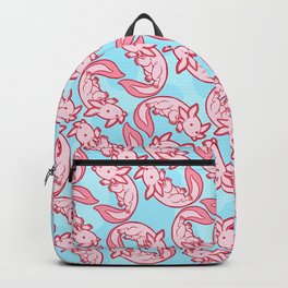 Kawaii Axolotl Pastel Chido Pink Backpack
