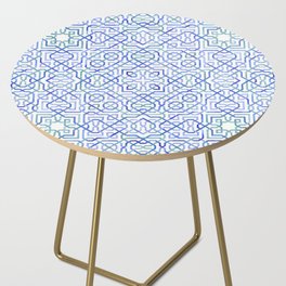 Blue lines Side Table