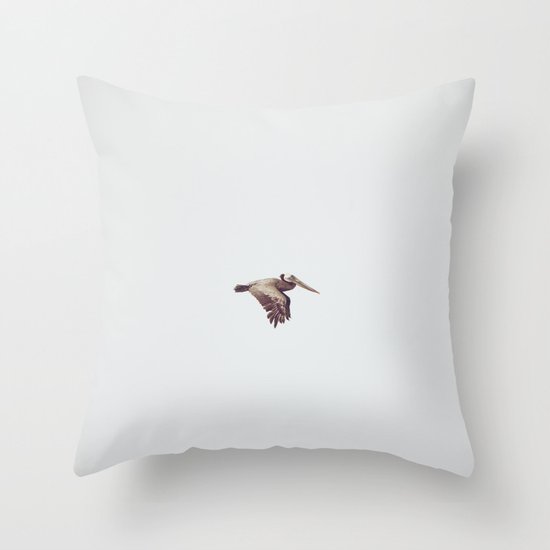 Solo Flight Throw Pillow